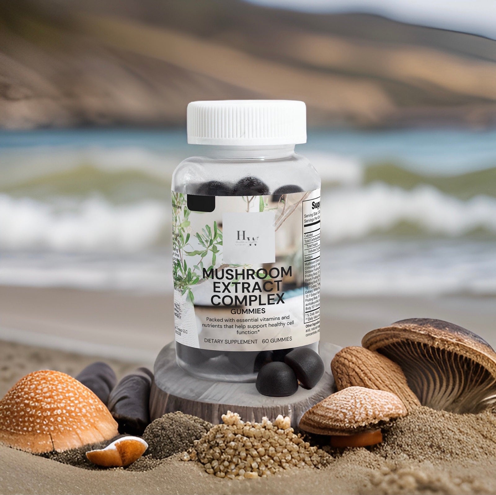 Mushroom Extract Complex – Health is Wealth vitamins by Honeys Trapp